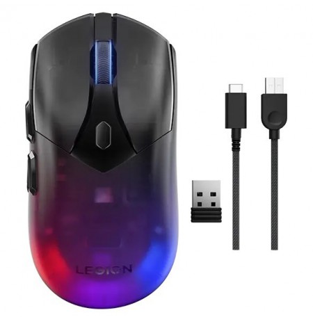 Lenovo Legion M410 mouse Gaming Ambidextrous RF Wireless + USB Type-C Optical 16000 DPI