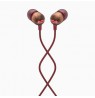 The House Of Marley Smile Jamaica Headset Wired In-ear Calls/Music Red, Wood