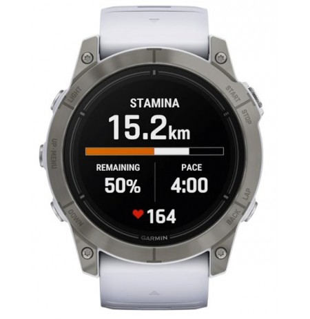 Garmin epix Pro (Gen 2) 3.56 cm (1.4") AMOLED 51 mm Digital 454 x 454 pixels Touchscreen Titanium Wi-Fi GPS (satellite)