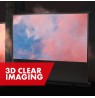 Maclean MC-211 Portable Projection Screen, Compact, Floor, 100", 4:3