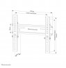 Neomounts WL30-350BL12 TV mount wall 24-55" - fixed - lockable