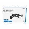 Deltaco ARM-0361 monitor mount / stand 81.3 cm (32") Wall Black