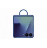 Samsung Galaxy Flip7 Silicone Case with Ring Blue