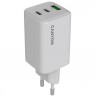 CU65ACC GaN 65W 2xPD 1xQC EU White