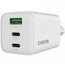 CU65ACC GaN 65W 2xPD 1xQC EU White