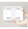 Wall mount with double bracket for flat screens with tilt and swivel function B-Tech BT8227/B