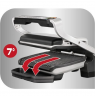 TEFAL Contact electric grill GC712D34 Silver/ black, 2000 W
