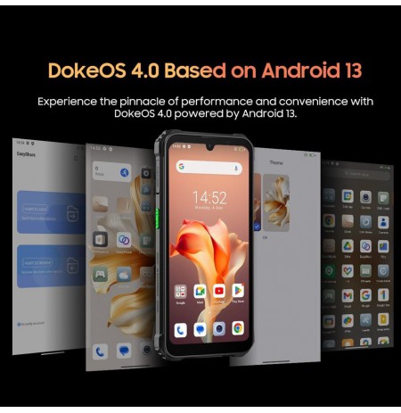 Blackview MOBILE PHONE BV5300 PLUS NFC/8/128GB BLACK 6.1" 9.63 oz (273 g) Camera phone