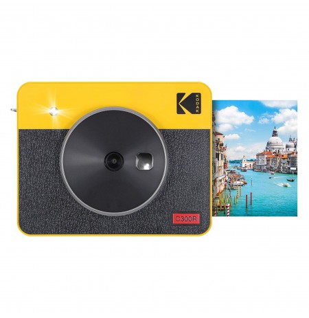 Kodak Mini Shot 3 Square Retro Instant Camera and Printer Yellow