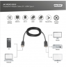 Digitus Adapter Cable, DP - HDMI type A | DisplayPort to HDMI | 2 m