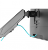Digitus Wall mount | DA-90396 | Adjustable Height, Rotate, Tilt | 17-32 " | Maximum weight (capacity) 8 kg | Black