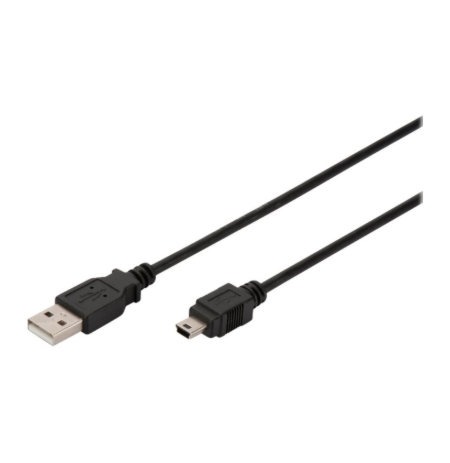 Digitus Connection Cable, 1.8 m | AK-300108-018-S | USB Type A to USB Mini B