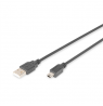Digitus Connection Cable, 1.8 m | AK-300108-018-S | USB Type A to USB Mini B
