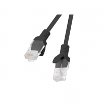 Lanberg | Patchcord CAT.5E UTP | PCU5-10CC-0100-BK | 1 m | Black
