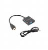 Lanberg HDMI, Mini Jack 3.5 mm, VGA Adapter | AD-0017-BK | 20 m