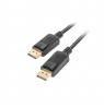Lanberg DisplayPort Cable 19 Pin V1.2 4K, 3 m | CA-DPDP-10CC-0030-BK | DisplayPort to DisplayPort