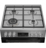 BEKO Cooker | FBMA61330GXDT | Hob type Gas | Oven type Electric | Stainless Steel | Width 60 cm | Grilling | LED | Depth 60 cm |