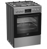 BEKO Cooker | FBMA61330GXDT | Hob type Gas | Oven type Electric | Stainless Steel | Width 60 cm | Grilling | LED | Depth 60 cm |