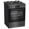 BEKO Cooker | FBM62330GADSN | Hob type Gas | Oven type Electric | Grey | Width 60 cm | Grilling | LED | Depth 60 cm | 72 L