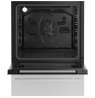 BEKO Cooker | FSM51339DWDS | Hob type Gas | Oven type Electric | White | Width 50 cm | Grilling | LED | Depth 60 cm | 60 L