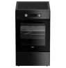 BEKO Cooker | FSM59305BDT | Hob type Induction | Oven type Electric | Black | Width 50 cm | Grilling | Depth 60 cm | 60 L