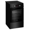 BEKO Cooker | FSM59305BDT | Hob type Induction | Oven type Electric | Black | Width 50 cm | Grilling | Depth 60 cm | 60 L