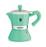 PEZZETTI BELLEXPRESS Enamel Induction Coffee Maker (6 cups) - Mint