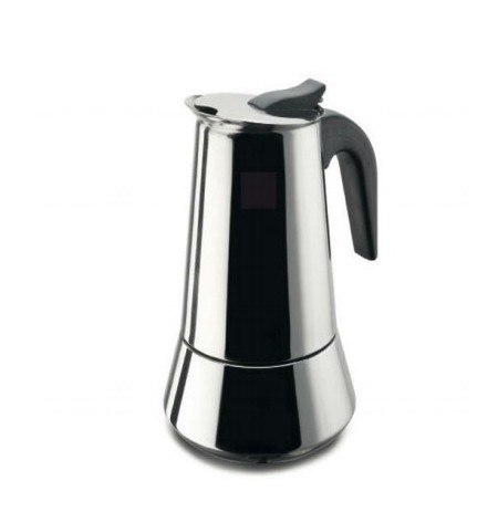 PEZZETTI STEELEXPRESS Steel Induction Coffee Maker (4 Cups) - Silver
