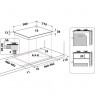 Whirlpool TGML 660 NB Built-in 58 cm Gas 4 zone(s)