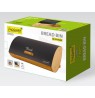 Maestro MR-1775-BLACK bread box Other Black, Wood Bamboo, Metal