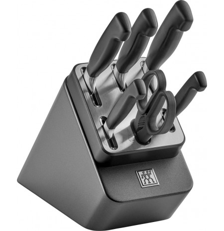 ZWILLING FOUR STAR Set of 5 knives in a self-sharpening block 2.0
