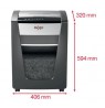 Rexel Momentum M515 paper shredder Micro-cut shredding 1.5 cm Black