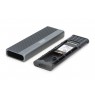 Digitus DA-71156 storage drive enclosure SSD enclosure Black M.2