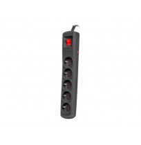 POWER STRIP NATEC BERCY 400 3M 5X 230V PL BLACK