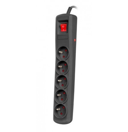 POWER STRIP NATEC BERCY 400 1.5M 5X 230V PL BLACK