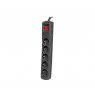 POWER STRIP NATEC BERCY 400 1.5M 5X 230V PL BLACK