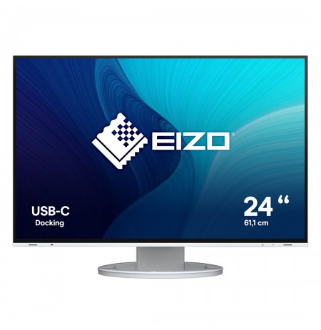 EIZO FlexScan EV2485-WT LED display 61.2 cm (24.1") 1920 x 1200 pixels WUXGA White