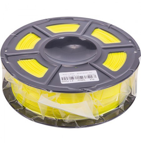 3D spausdinimo plastikas PLA, 1.75mm, 1kg, geltonas