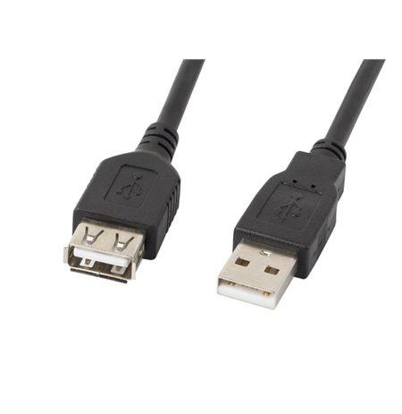 Lanberg Lanberg USB-A 2.0 Cable, 5 m | CA-USBE-10CC-0050-BK | USB Type-A to USB Type-A