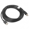 Lanberg Lanberg USB-A 2.0 Cable, 5 m | CA-USBE-10CC-0050-BK | USB Type-A to USB Type-A