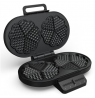 Princess Waffle Maker | 132384 | 1200 W | Number of pastry 10 | Heart shaped | Black