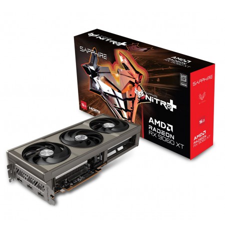 Graphics card. SAPPHIRE NITRO+ RX 9060 XT GAMING OC 16