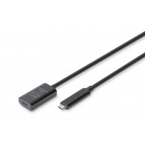Digitus Active USB 3.2 Gen2 10G extension cable, USB-C - USB-C, 5m