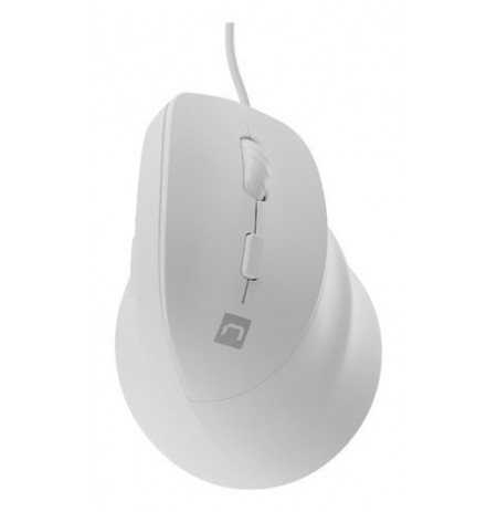 NATEC CRAKE 2 PRO 12800DPI VERTICAL MOUSE WHITE PROGRAMMABLE OPTICAL