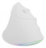NATEC CRAKE 2 PRO 12800DPI VERTICAL MOUSE WHITE PROGRAMMABLE OPTICAL
