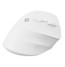 NATEC CRAKE 2 VERTICAL MOUSE WIRELESS 2400DPI BLUETOOTH 5.2 + 2.4GHZ WHITE