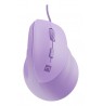 NATEC vertical mouse crake 2 pro optical 12800dpi programmable pure lavender