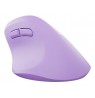 NATEC Vertical mouse Crake 2 2400DPI wireless Bluetooth 5.0+2.4Ghz pure lavender
