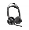 Poly Voyager Focus 2-M USB-C-C Headset USB-C/A Adapter Charging Stand