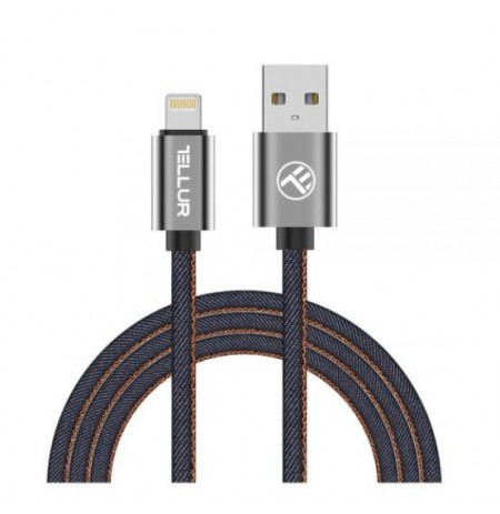 Tellur Data Cable Apple MFI Certified USB to Lightning 1m Denim